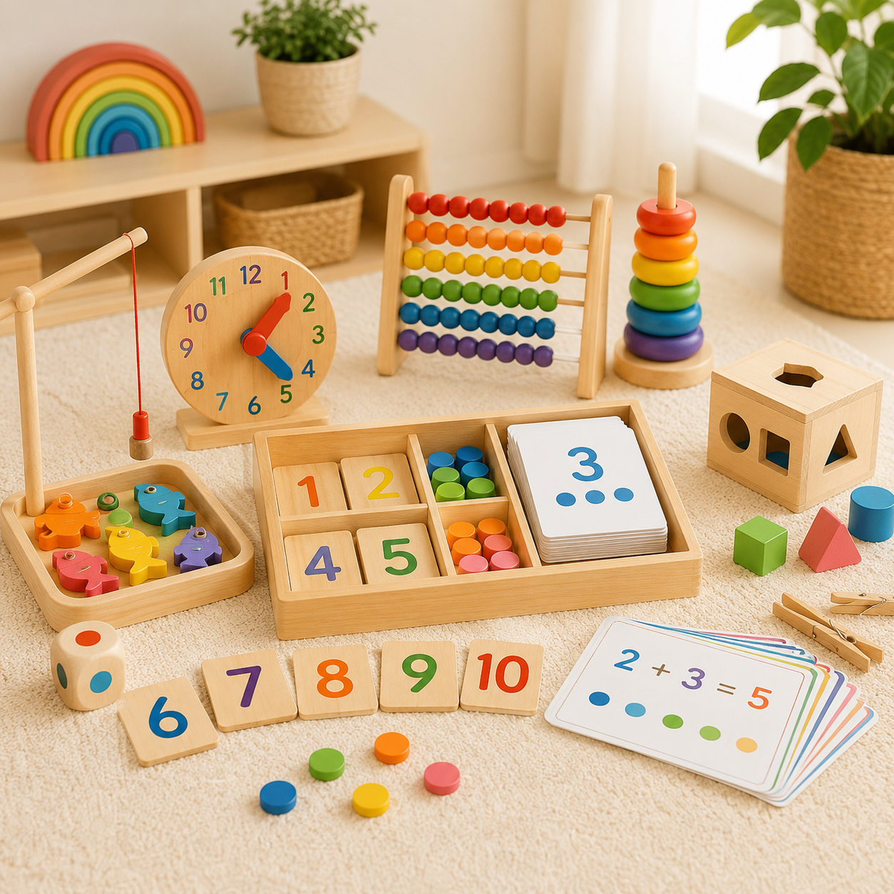 Jeu d'apprentissage montessori